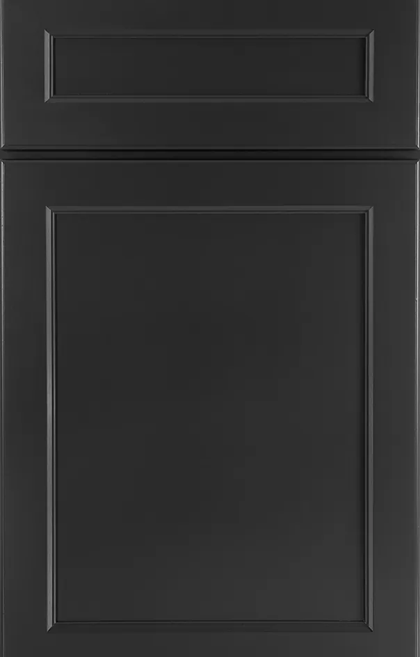 Charcoal black shaker cabinet door sample