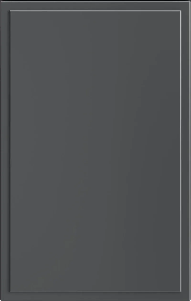 Charcoal slim frame cabinet door sample