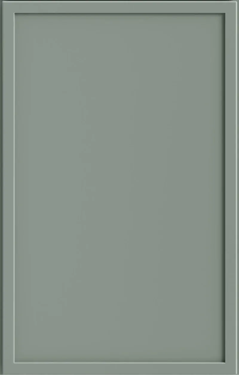 Sage green slim shaker cabinet door sample