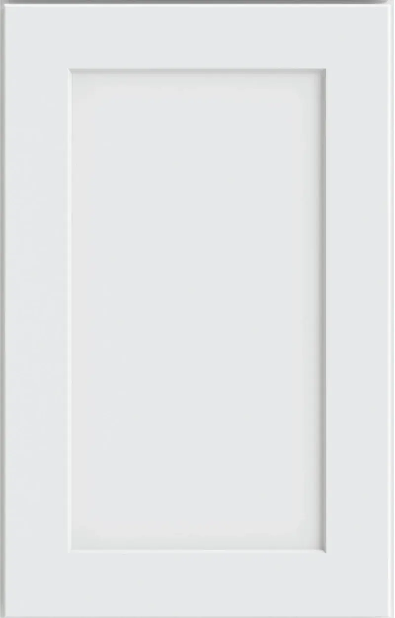 White shaker cabinet door sample
