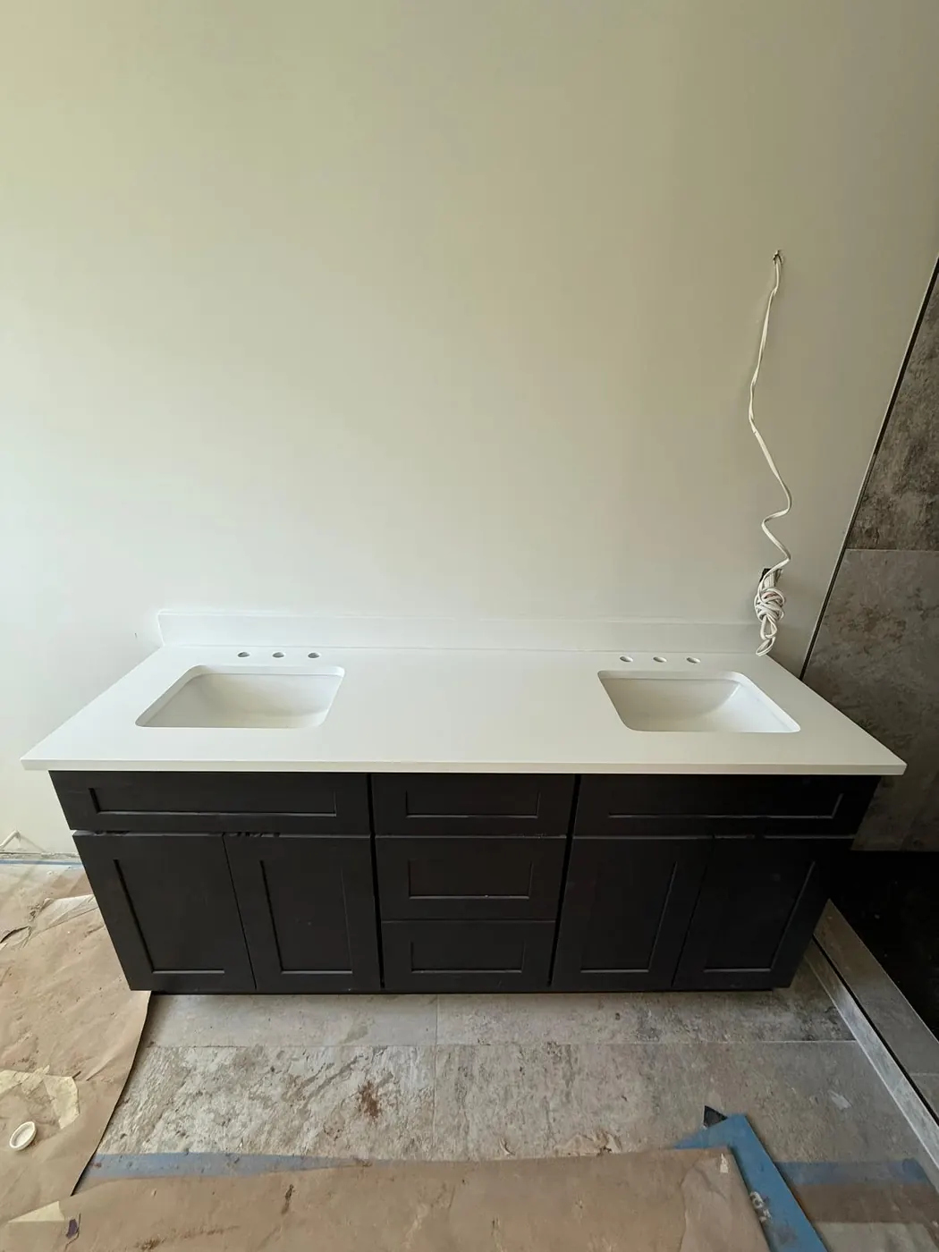 Bathroom vanity project, photo 1