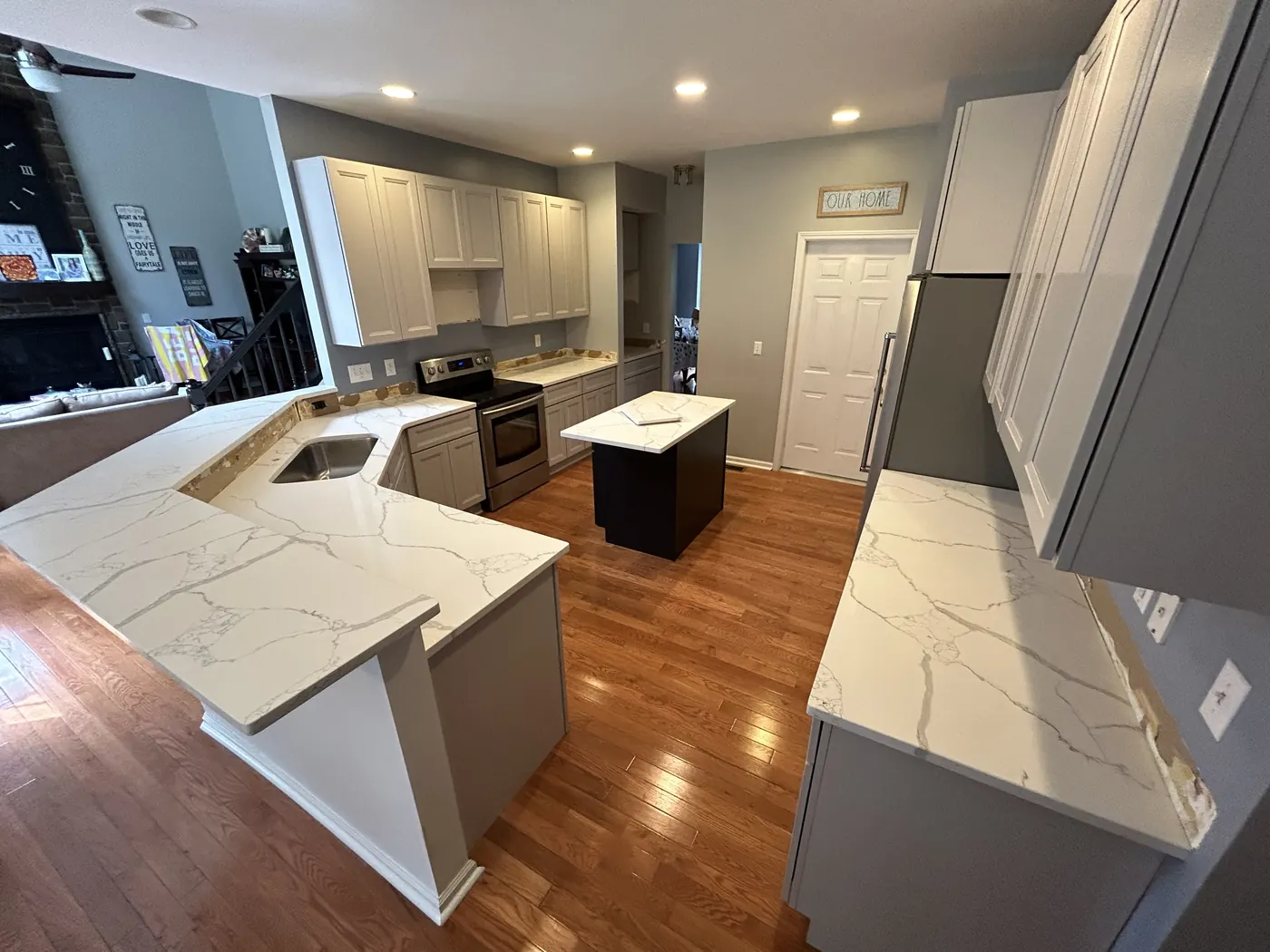 Kitchen countertop project, photo 43