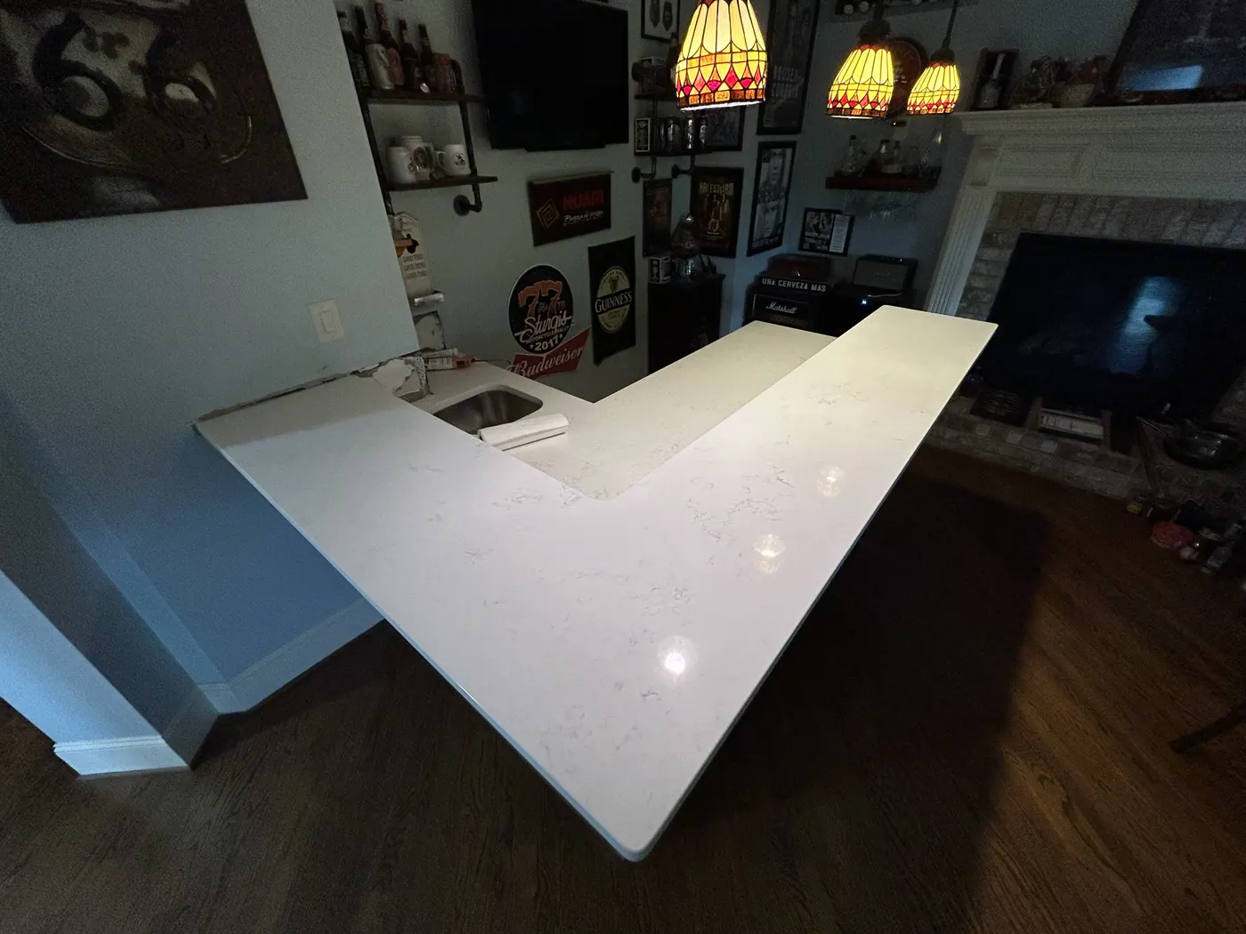 Kitchen countertop project, photo 58