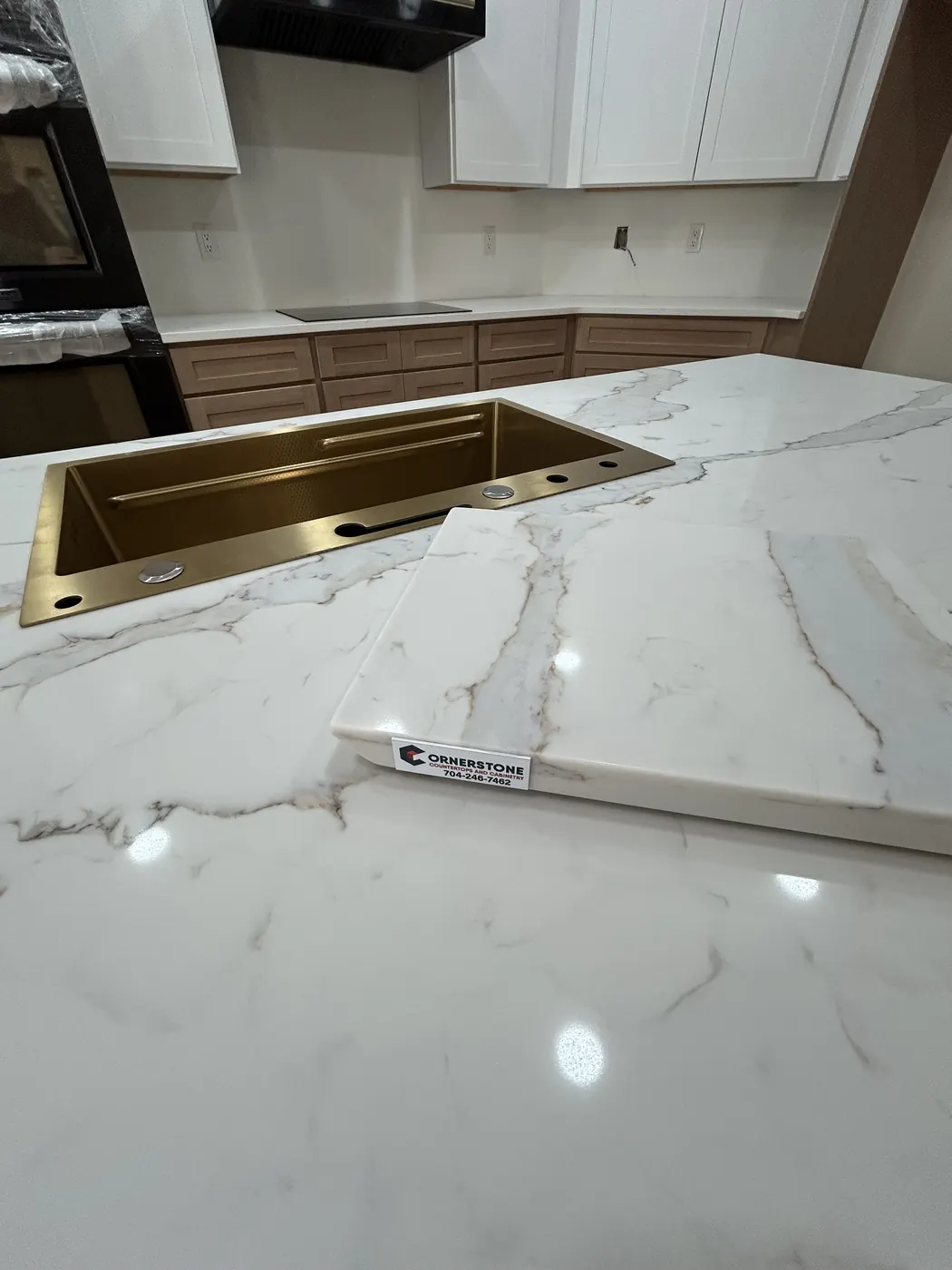 Kitchen countertop project, photo 70