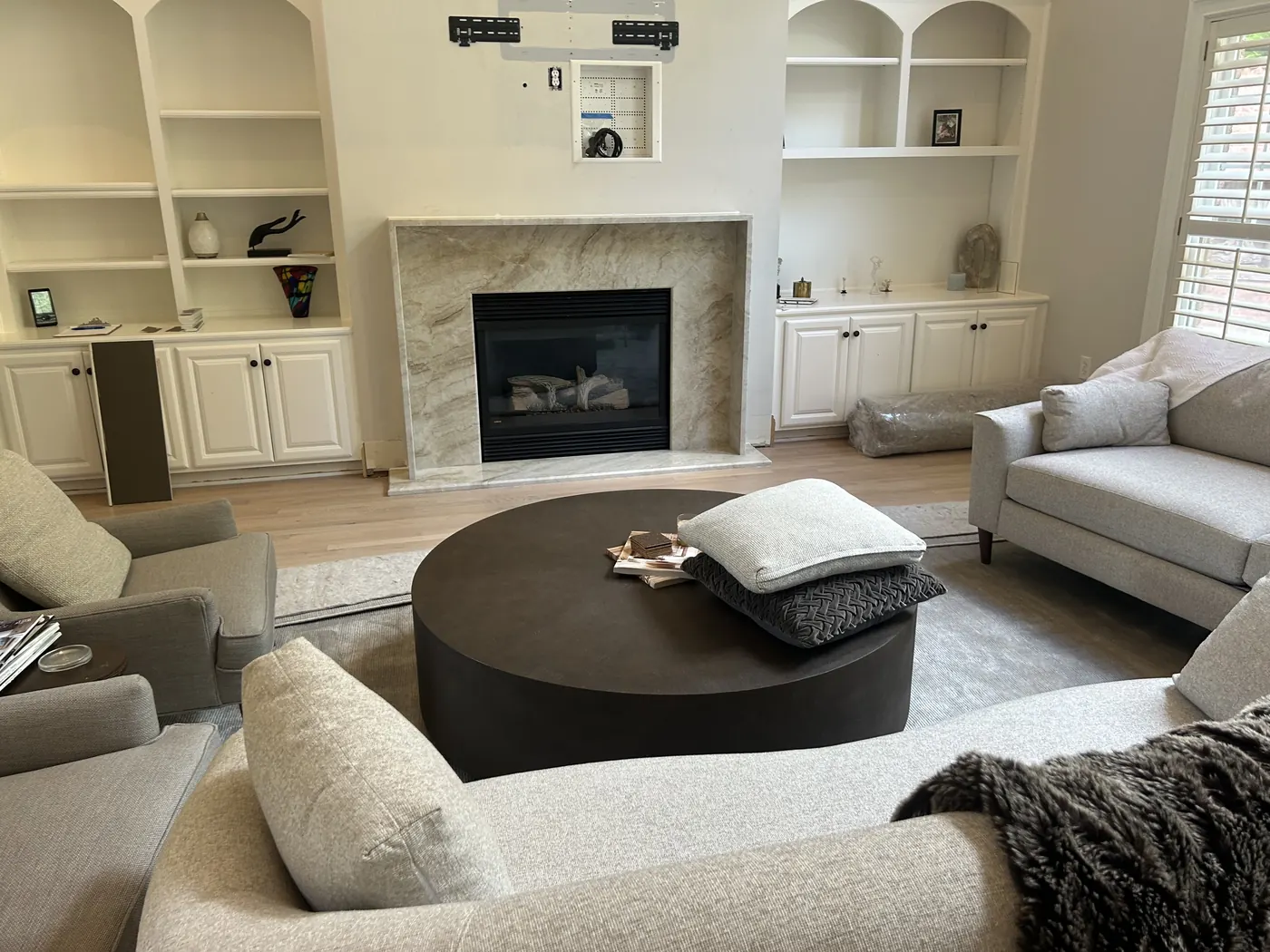 Fireplace and living space project, photo 4