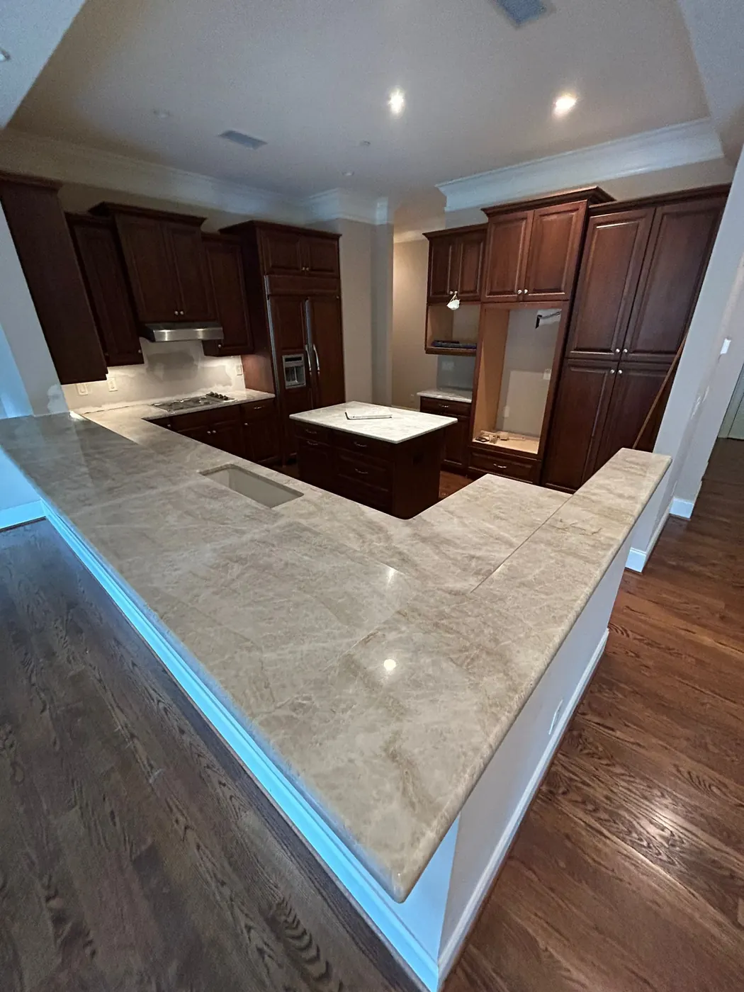 Kitchen countertop project, photo 120
