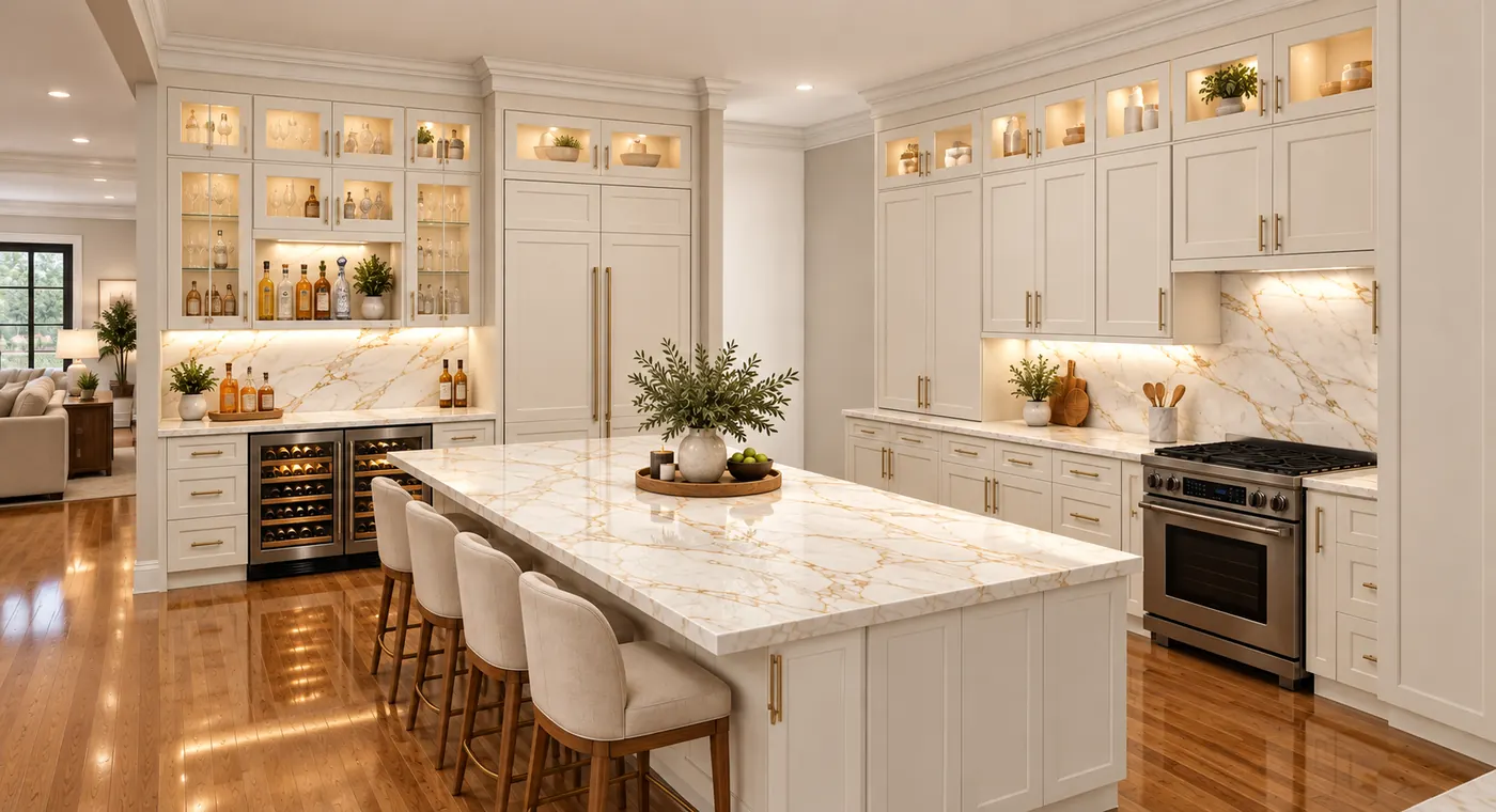 Kitchen countertop project, photo 154