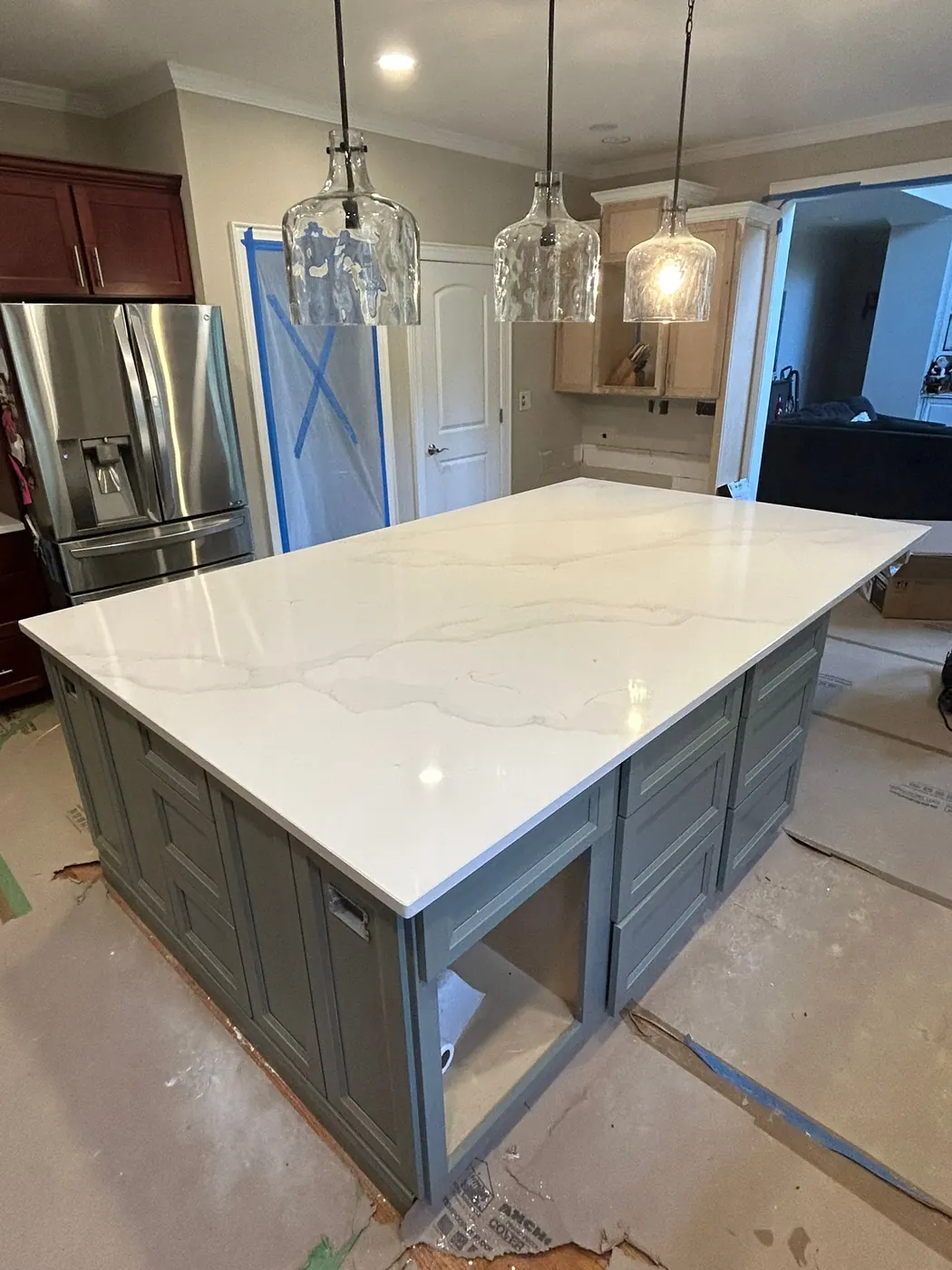 Kitchen countertop project, photo 166