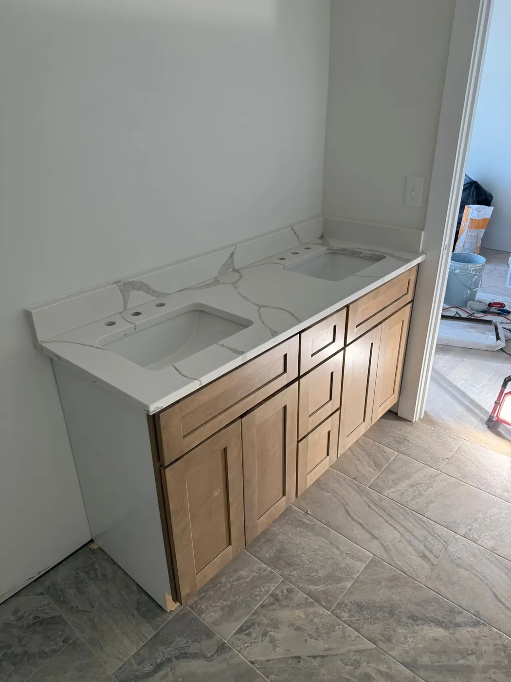 Bathroom vanity project, photo 41