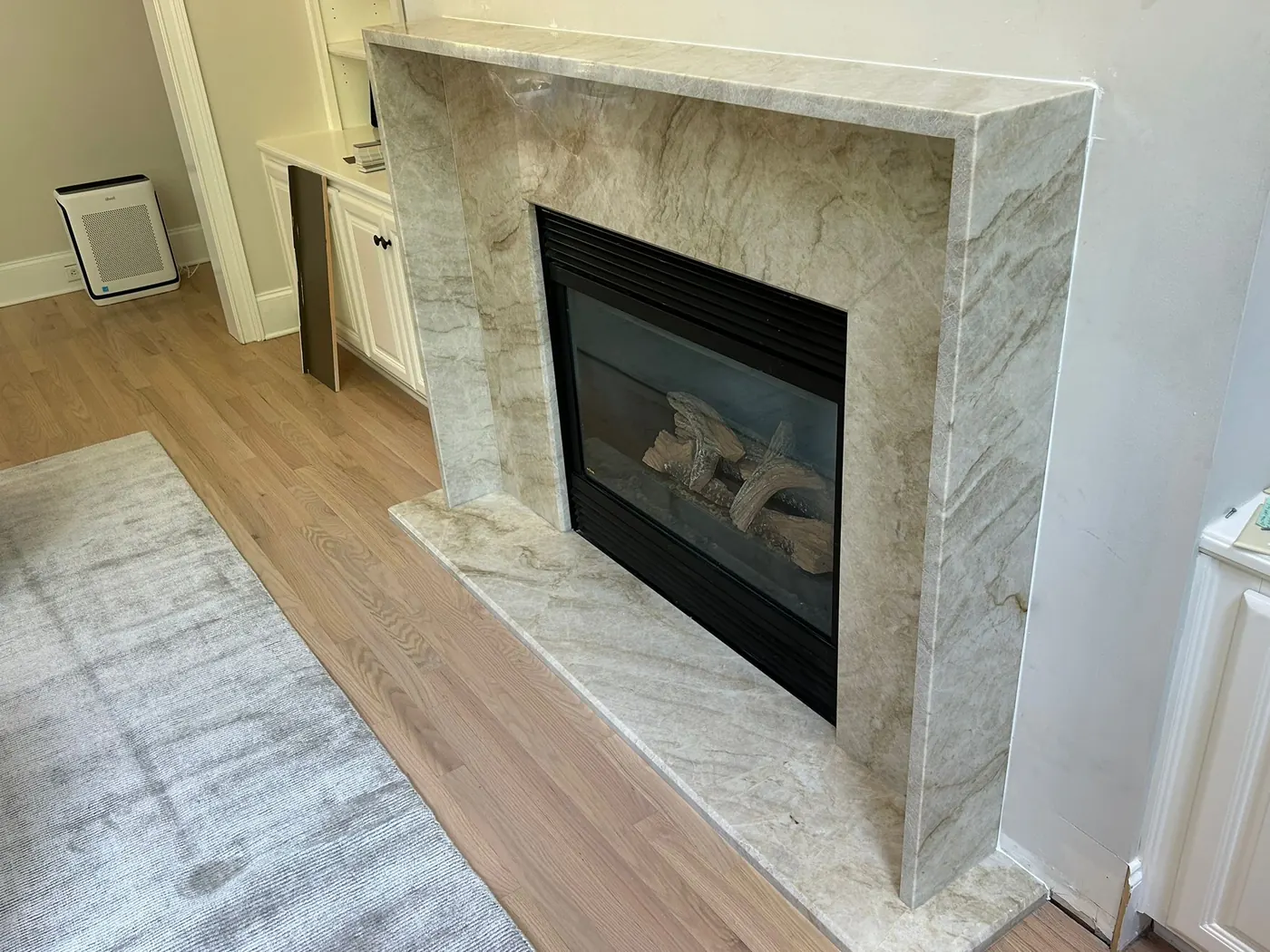 Fireplace and living space project, photo 8