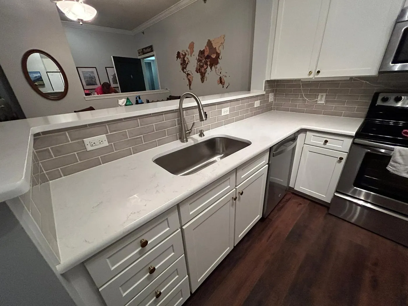 Kitchen countertop project, photo 202