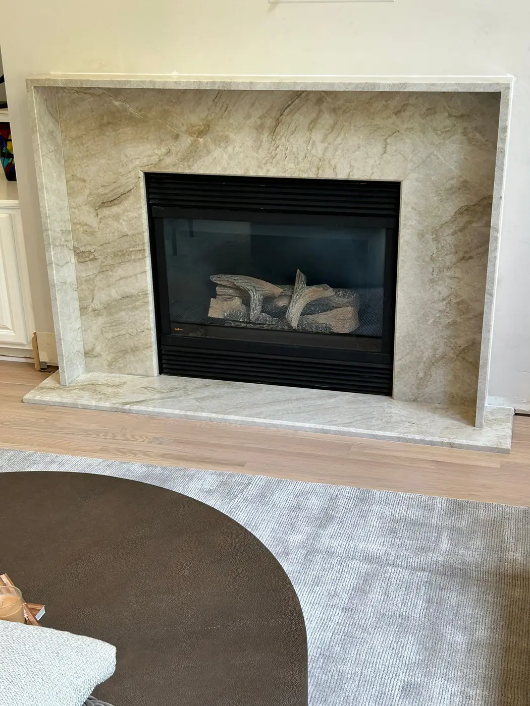 Fireplace and living space project, photo 9